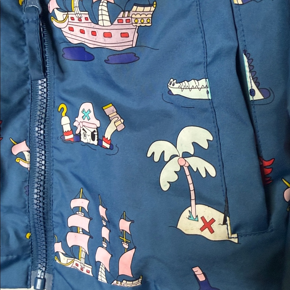 HOLLY & BEAU KID COLOR CHANGING RAINCOAT BRITISH DESIGNED POCKETS AGE 2 92-98 cm - Picture 6 of 7
